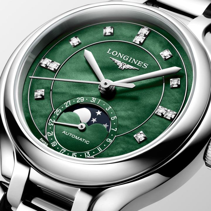 Longines orologio Longines Primaluna Moonphase 34 mm L8.126.4.07.6