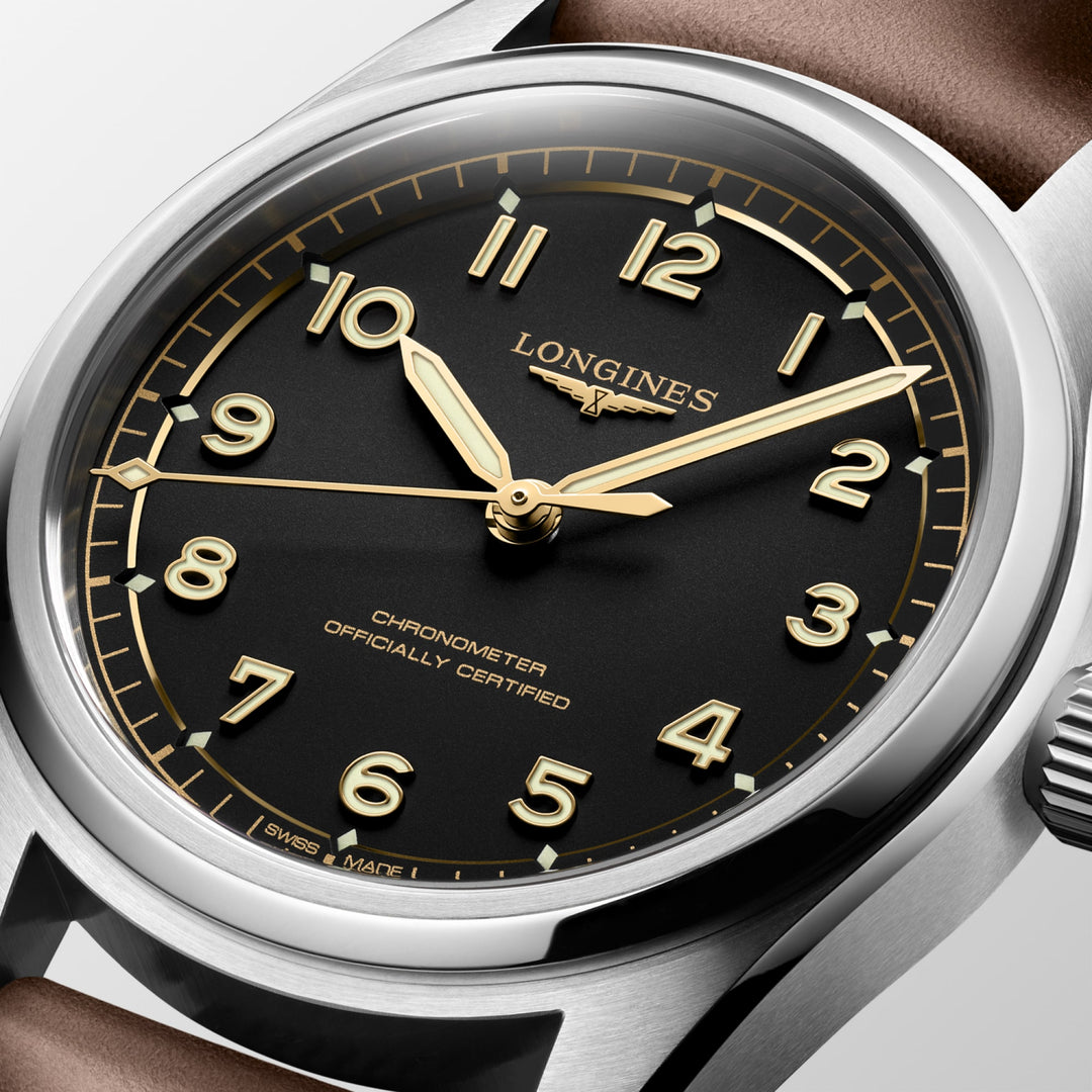 Longines orologio Longines Spirit Pilot 39 mm L3.809.4.53.2