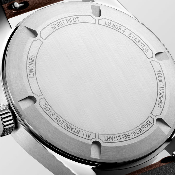Longines orologio Longines Spirit Pilot 39 mm L3.809.4.53.2