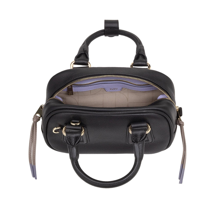 DUDU Mini Bolso de Mujer en Piel Multicolor - Pequeño Bolso Elegante con Bandolera Ajustable y Asas - Pequeño Bolso Compacto