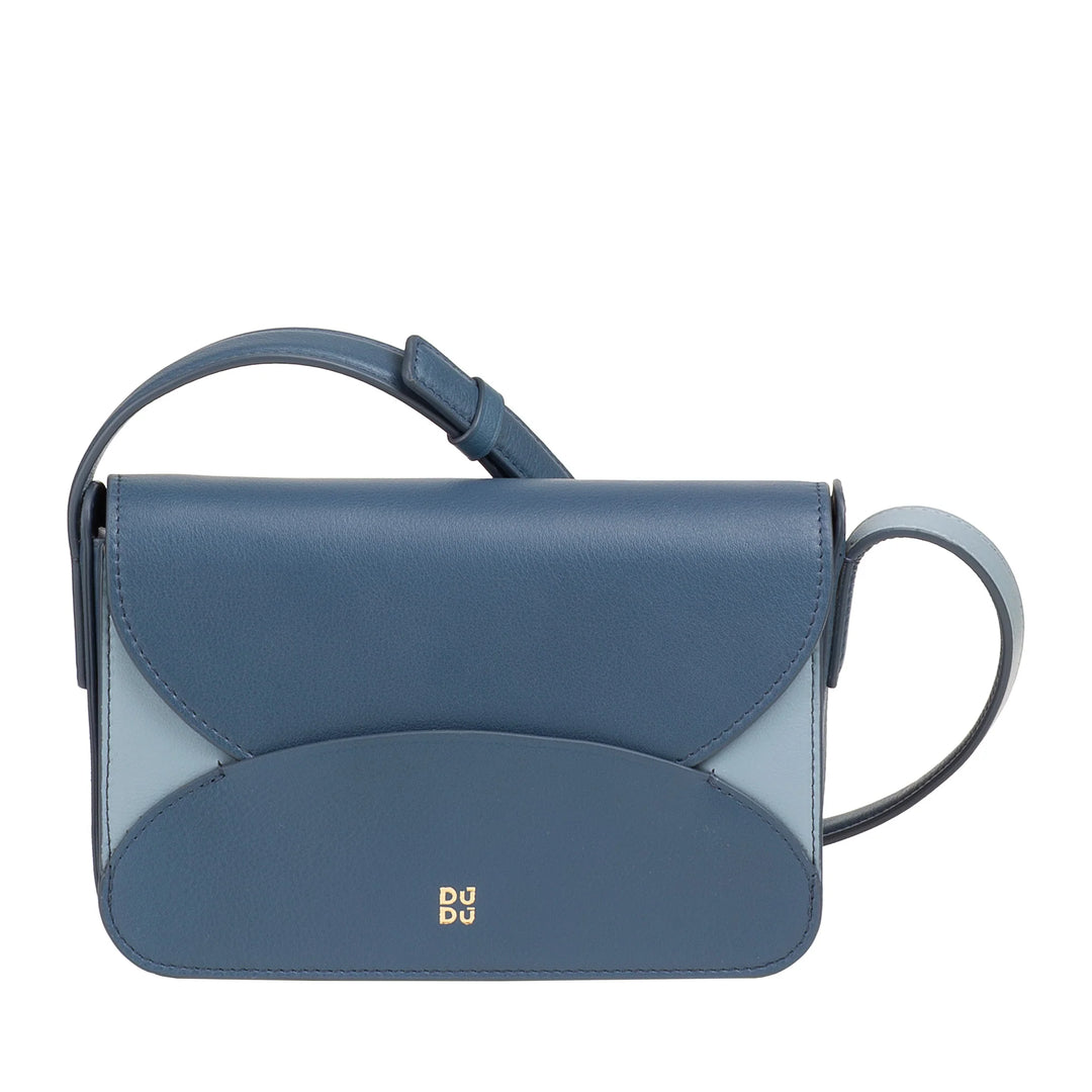 DUDU Mini Bolso Bandolera de Piel para Mujer - Bolso Bandolera Pequeño y Elegante para Mujer con Correa Ajustable para el Hombro, Compacto, Sobre