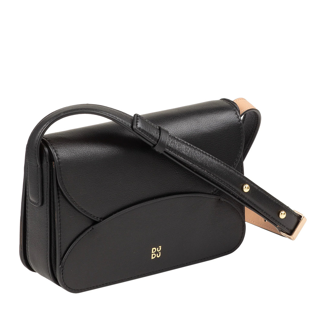 DUDU Mini sac à bandoulière en cuir pour femme-petit sac à bandoulière élégant pour femme avec bandoulière réglable, Compact, enveloppe