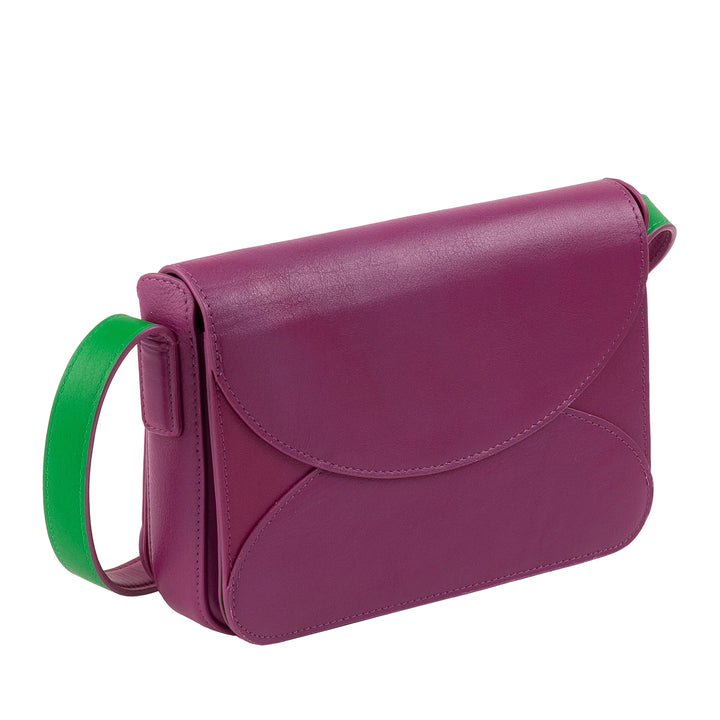 DUDU Mini Bolso Bandolera de Piel para Mujer - Bolso Bandolera Pequeño y Elegante para Mujer con Correa Ajustable para el Hombro, Compacto, Sobre