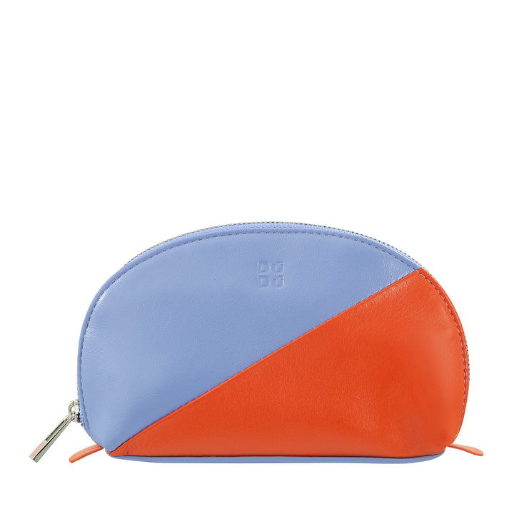 DUDU Mini Bolso Clutch para Bolso de Cuero, Estuche de Maquillaje de Viaje, Neceser Pequeño con Cremallera para Monedero, Diseño Colorido