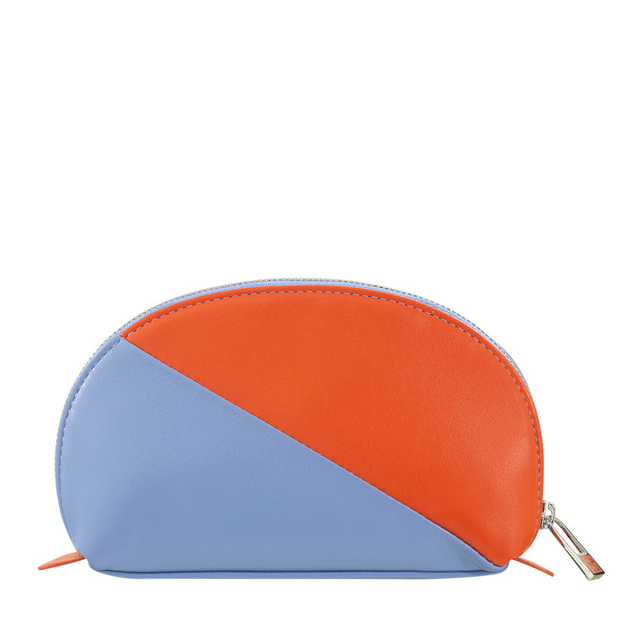 DUDU Mini Bolso Clutch para Bolso de Cuero, Estuche de Maquillaje de Viaje, Neceser Pequeño con Cremallera para Monedero, Diseño Colorido
