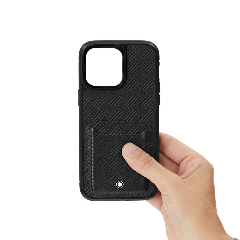 Coque rigide Montblanc Extreme 3.0 apple iphone 15 Pro Max avec 2 compartiments 198159 - Capodagli 1937