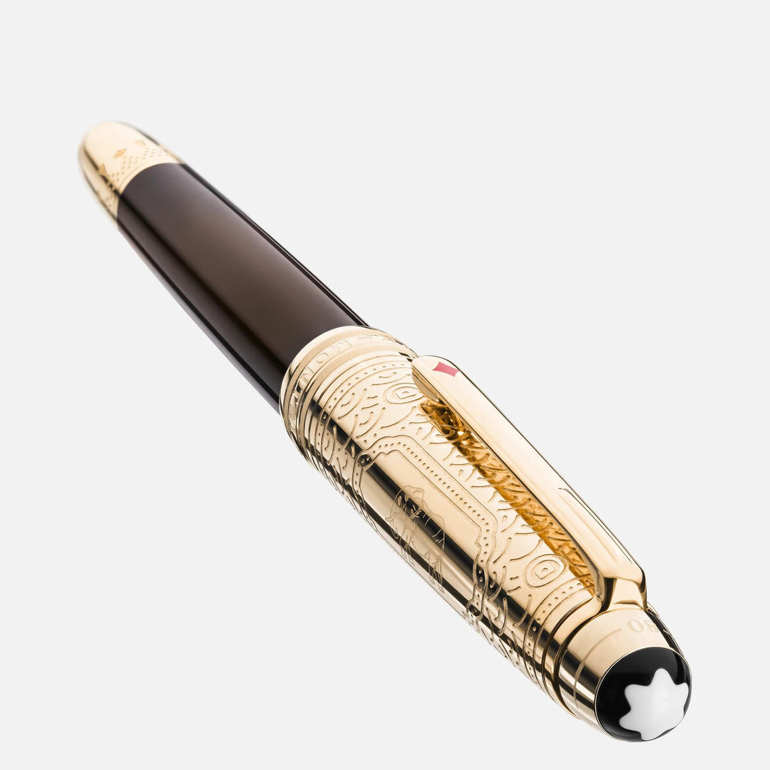 Montblanc penna stilografica Doué Classique Meisterstück Around the World in 80 Days punta M 128471 - Capodagli 1937