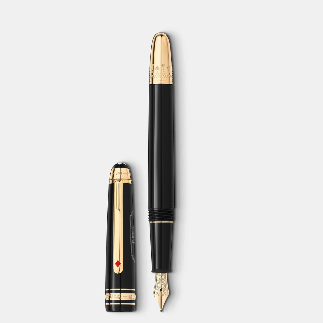 Montblanc penna stilografica Meisterstück Around The World in 80 days anthracite punta M 128472 - Capodagli 1937