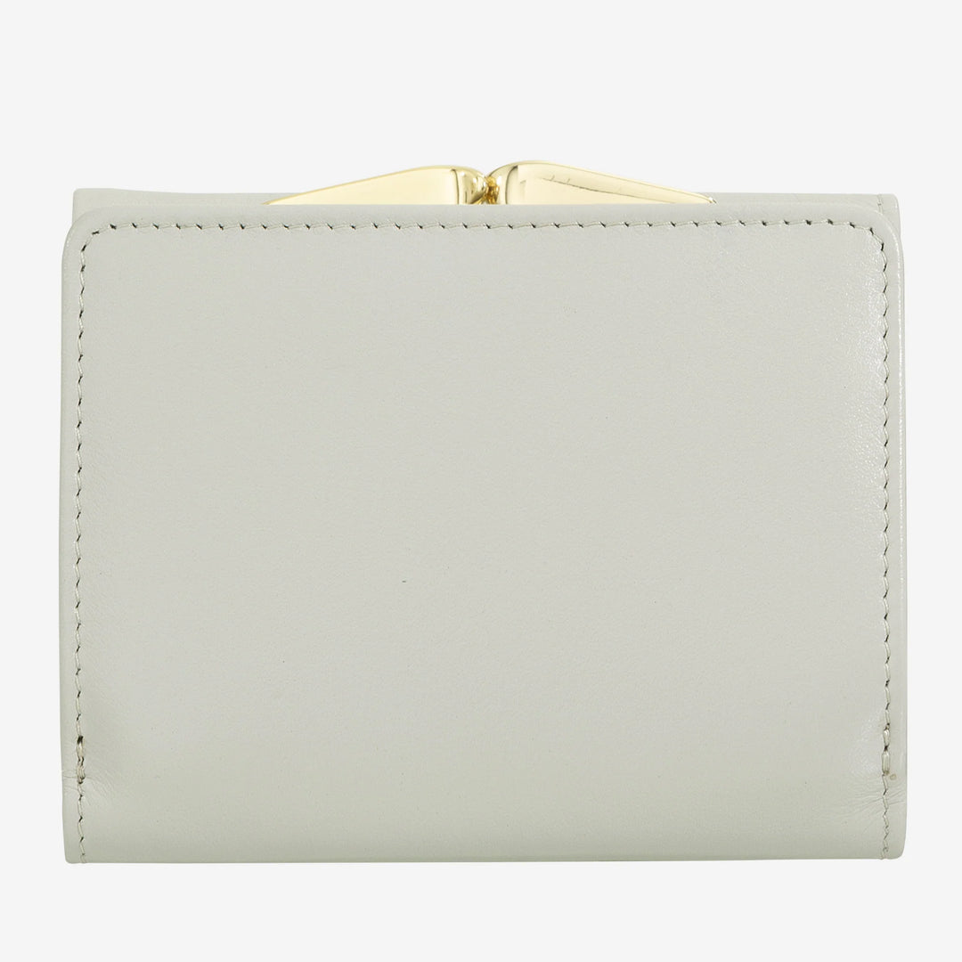 DUDU Petit Portefeuille Femme en Cuir RFID avec Porte-Monnaie Compact Click Clac et 6 Porte-Cartes