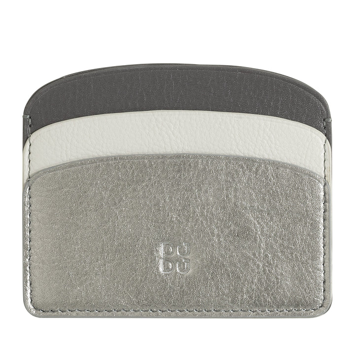 DUDU Thin Credit Card Holder in Soft Leather, Card Holder, Document Holder, Pocket Plate, Slim Design, Colorful