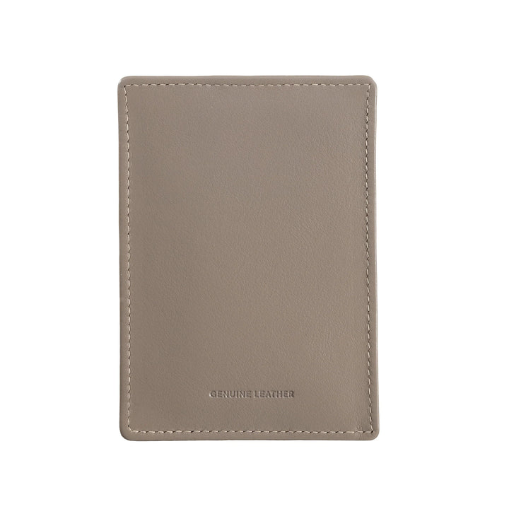 Porte-cartes de crédit ultra-fin pour hommes Nuvola Pelle Slim en cuir Nappa avec fermeture à bouton