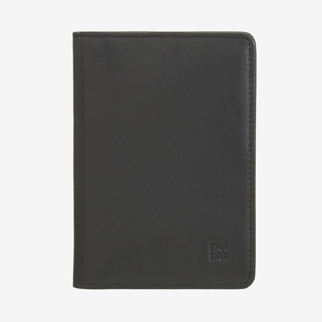 DUDU Custodia Porta Passaporto in Pelle da Viaggio con Protezione RFID e Porta Carte di Credito