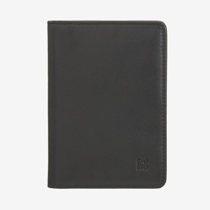 DUDU Custodia Porta Passaporto in Pelle da Viaggio con Protezione RFID e Porta Carte di Credito