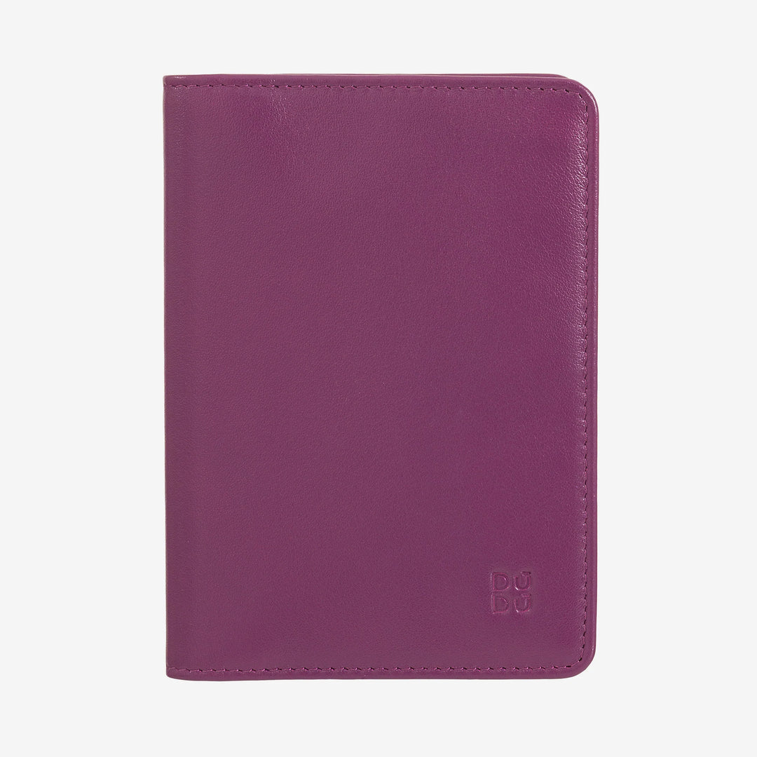 DUDU Custodia Porta Passaporto in Pelle da Viaggio con Protezione RFID e Porta Carte di Credito