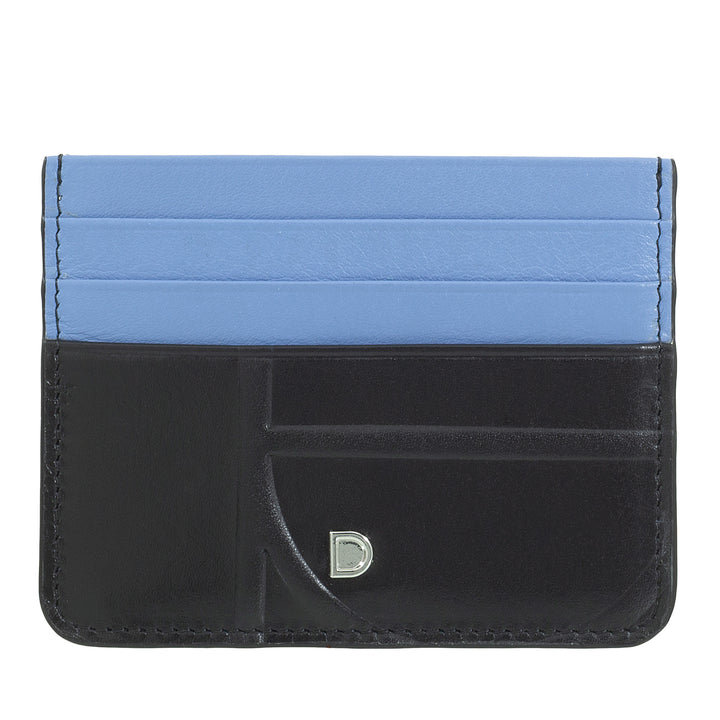 Porte-cartes de crédit en cuir imprimé DUDU, porte-cartes fin compact et de poche - Léger, élégant et fonctionnel, parfait pour la poche ou le sac