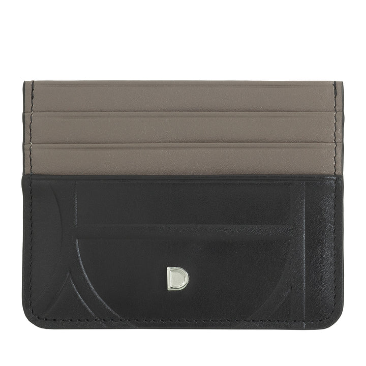 Porte-cartes de crédit en cuir imprimé DUDU, porte-cartes fin compact et de poche - Léger, élégant et fonctionnel, parfait pour la poche ou le sac