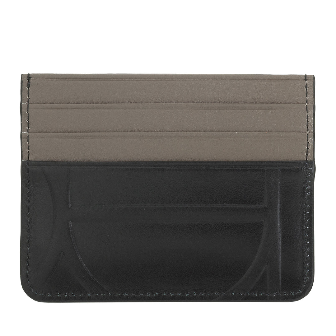 Porte-cartes de crédit en cuir imprimé DUDU, porte-cartes fin compact et de poche - Léger, élégant et fonctionnel, parfait pour la poche ou le sac