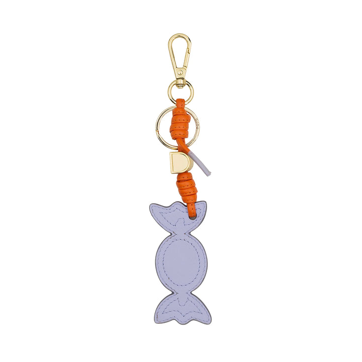 DUDU Llavero de Piel Candy con Mosquetón - Charm Llavero de Piel para Llaves, Bolso o Mochila, Accesorio Original y Colorido