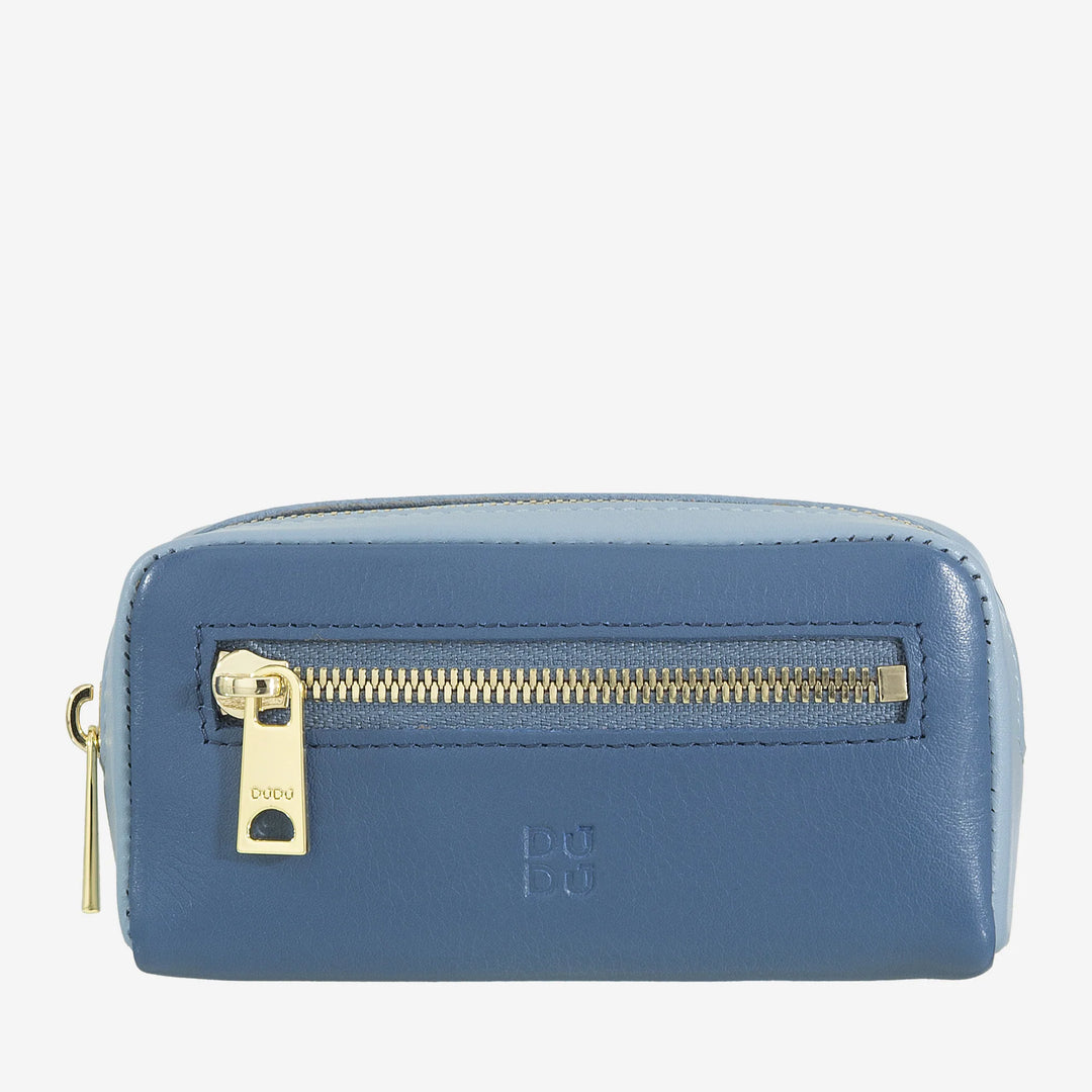 Portachiavi unisex colorato in vera pelle vitello firmato DUDU