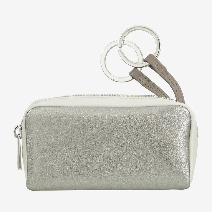 Portachiavi unisex colorato in vera pelle vitello firmato DUDU