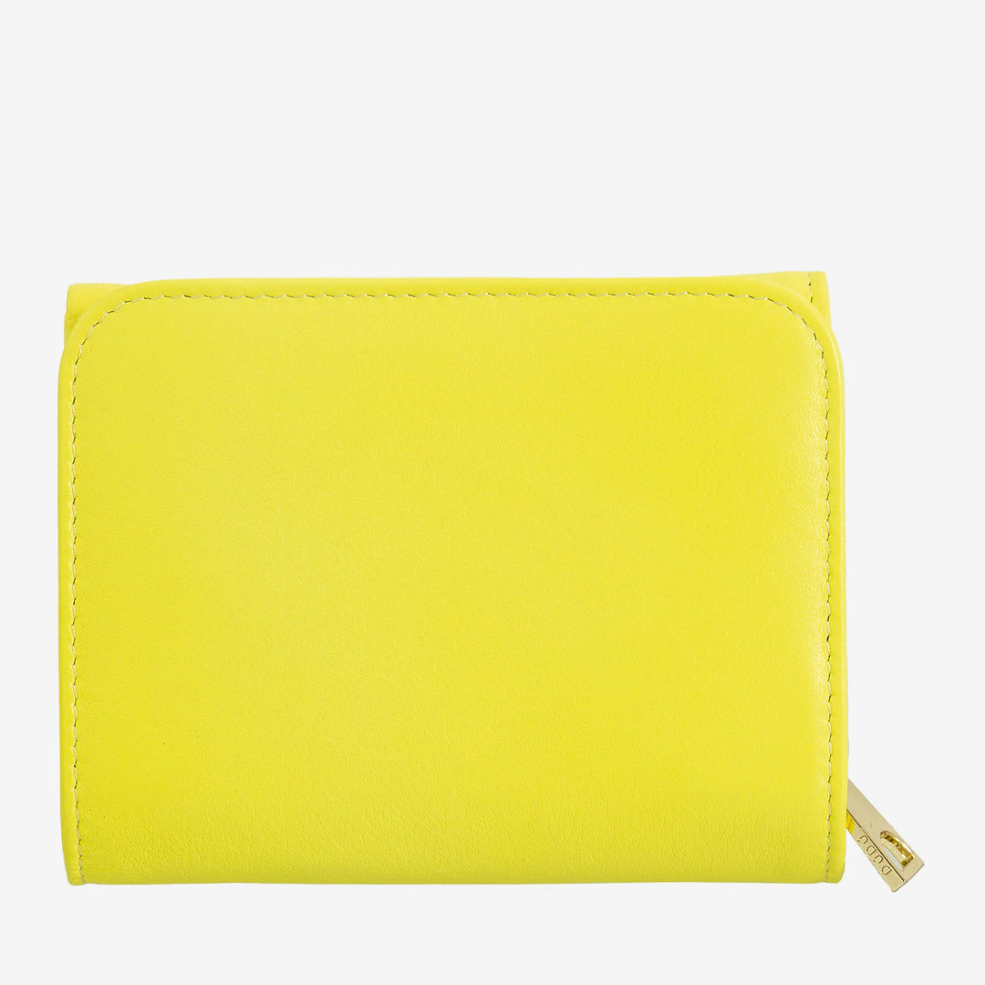 DUDU Cartera pequeña de mujer RFID de piel multicolor de colores