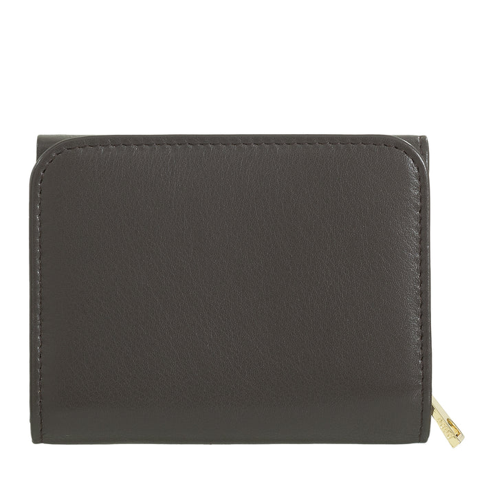 DUDU Cartera pequeña de mujer RFID de piel multicolor de colores
