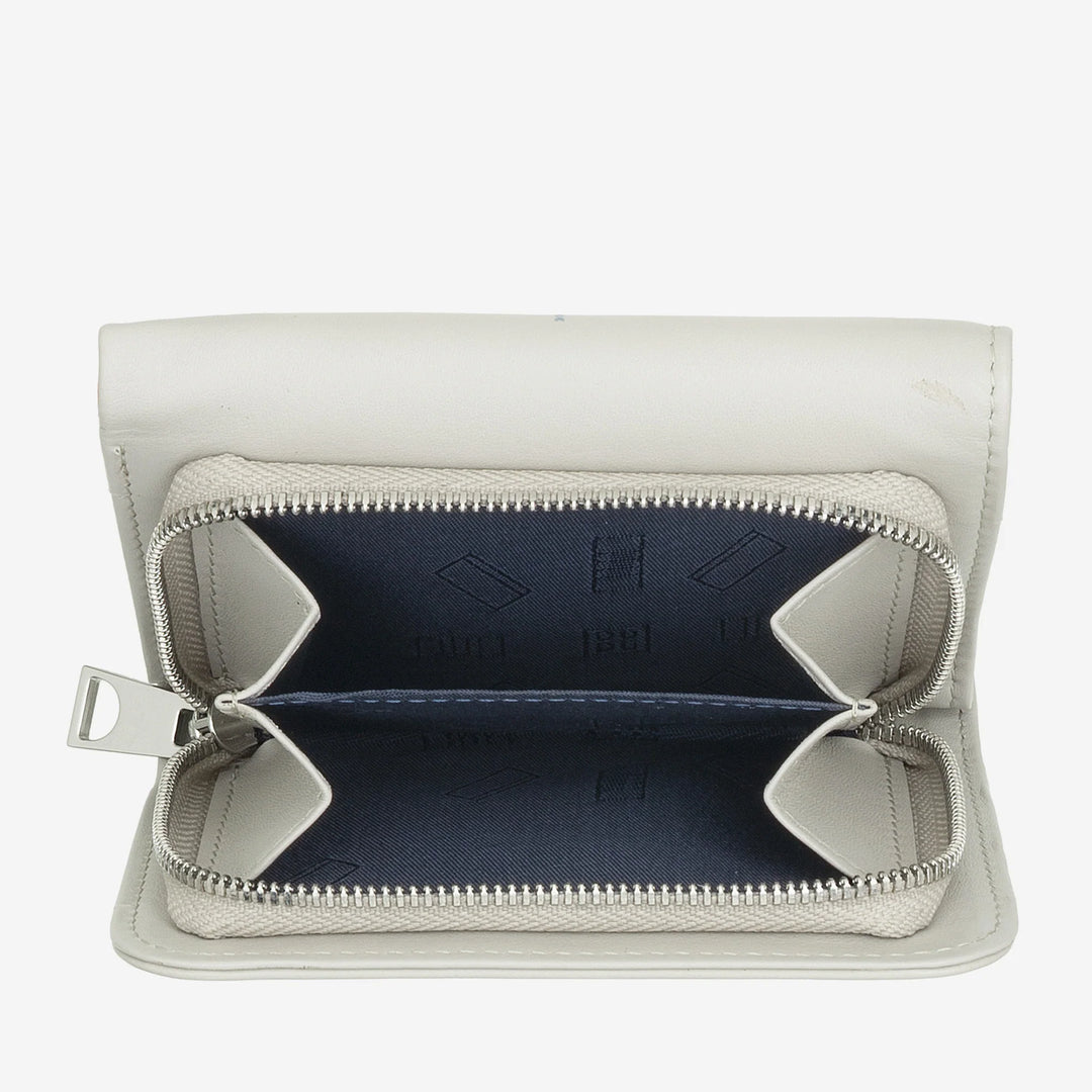 DUDU Portafoglio Donna Pelle Piccolo con Portamonete a Cerniera – Design Compatto e Scritta Après Ski – Portafoglio Porta Carte e Banconote, Fashion alla Moda