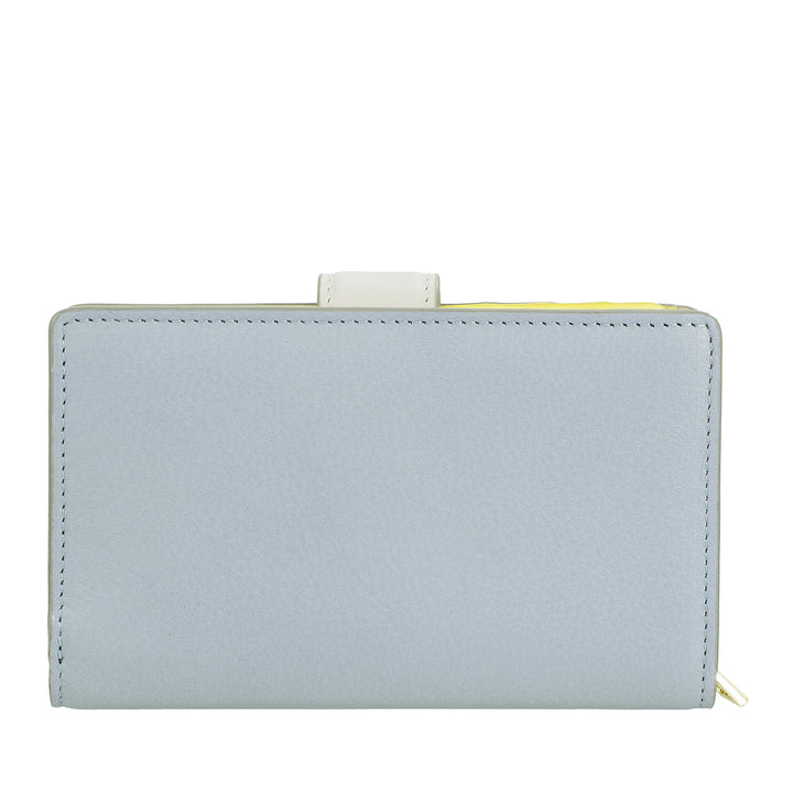 DUDU Portefeuille en Cuir pour Femme avec Porte-Monnaie Zippé et Porte-Cartes - Portefeuilles pour Femmes élégants et Fonctionnels pour Cartes, Billets et pièces de Monnaie