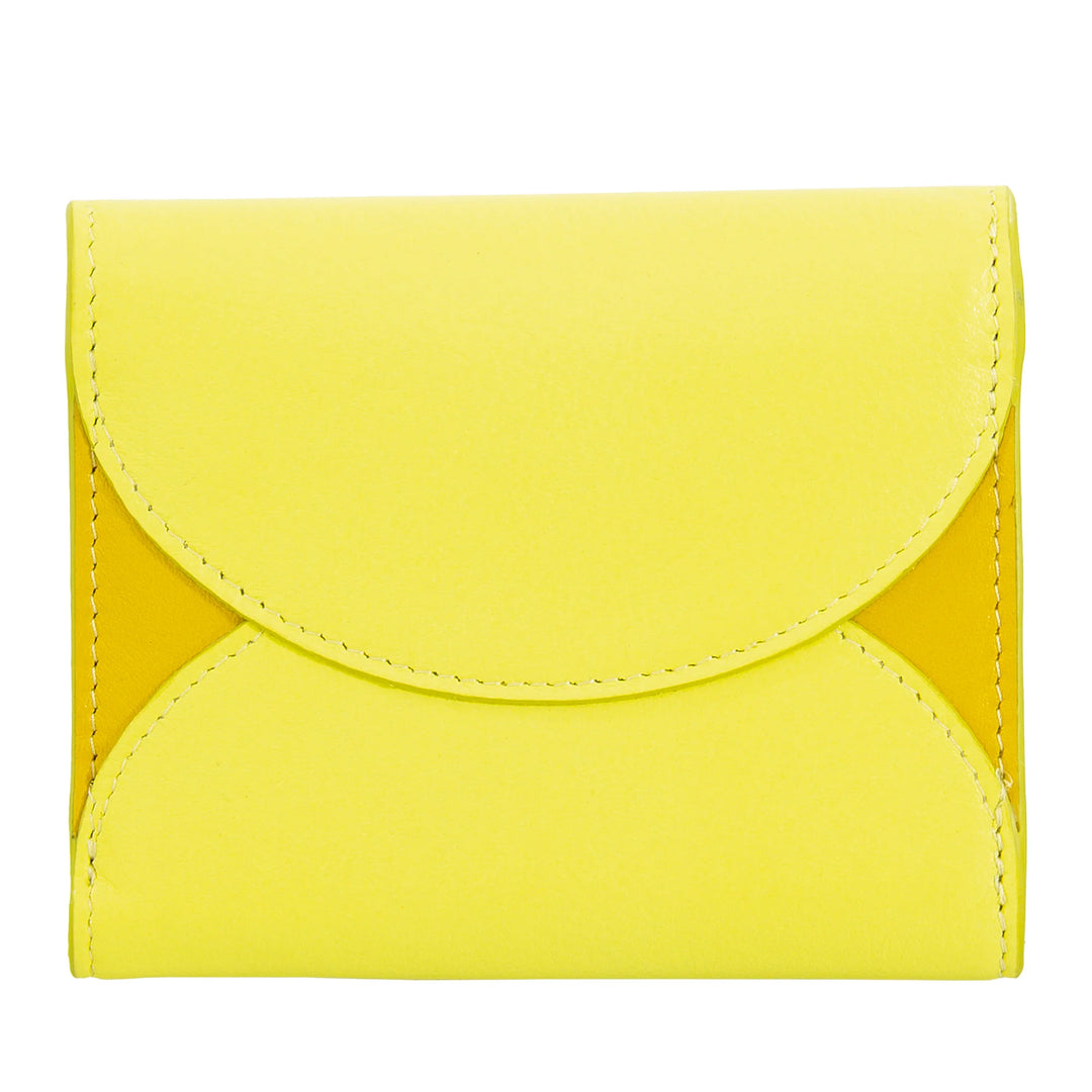 DUDU Portafoglio Donna Piccolo in Pelle Compatto con Porta Carte e Portamonete – Portafogli Donna Vera Pelle Elegante e Capiente