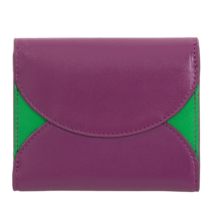 DUDU Petit portefeuille compact en cuir pour femme avec porte-cartes et porte-monnaie – Portefeuilles élégants et spacieux en cuir véritable pour femme
