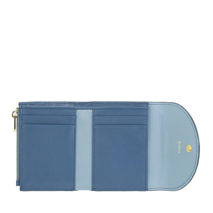 DUDU Small Compact Leather Women&