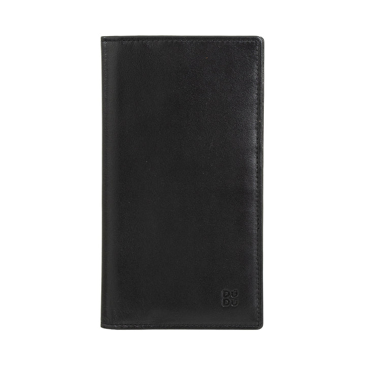 DUDU Portafoglio Donna Anti RFID in Pelle Colorato Grande con 16 Tasche Porta Carte di credito Tessere