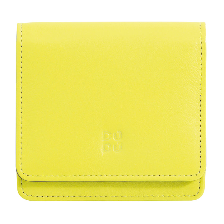 Skop의 Dudu Women 's Women 지갑 Skop Legant RFID Ultra Compact Colorful RFID 내부 지퍼 및 8 개의 카드 카드 소지자 8 개