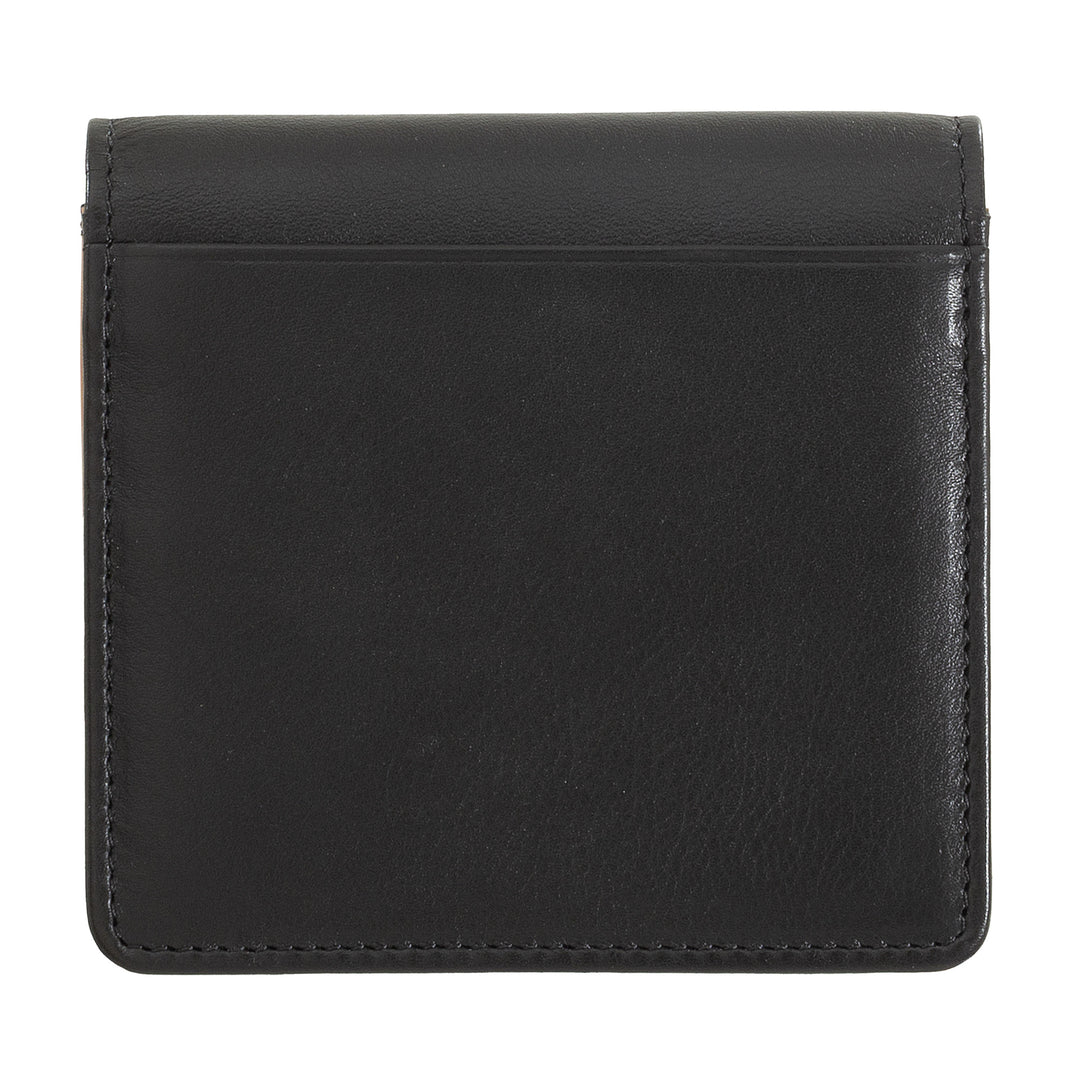 DUDU Small Ultra Compact Colorful RFID Shielded Leather Women&