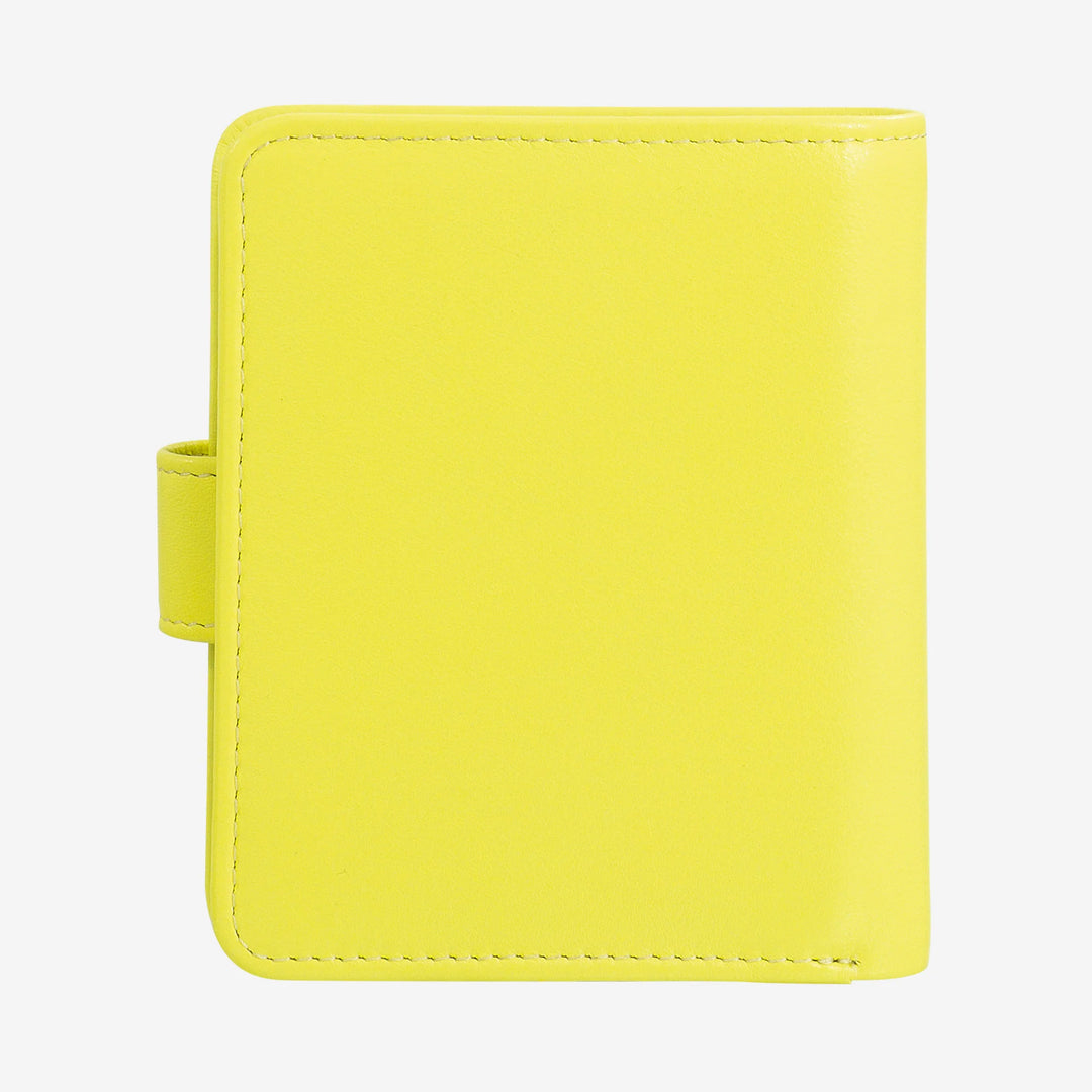 DUDU Cartera Pequeña de Mujer de Piel con Monedero con Cremallera, Monedero Compacto con Cierre de Botón, Porta Billetes, Tarjetero y Protección RFID