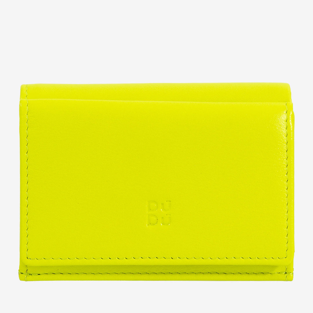 DUDU Petit Portefeuille pour Homme en Cuir, Portefeuilles pour Femme, Design Compact avec Porte-Monnaie pour Billets et Cartes