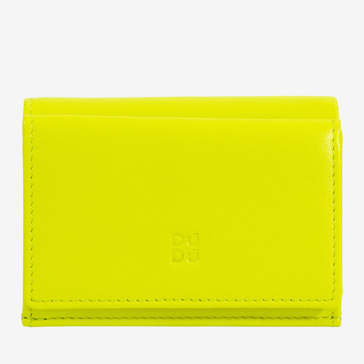 DUDU Petit Portefeuille pour Homme en Cuir, Portefeuilles pour Femme, Design Compact avec Porte-Monnaie pour Billets et Cartes