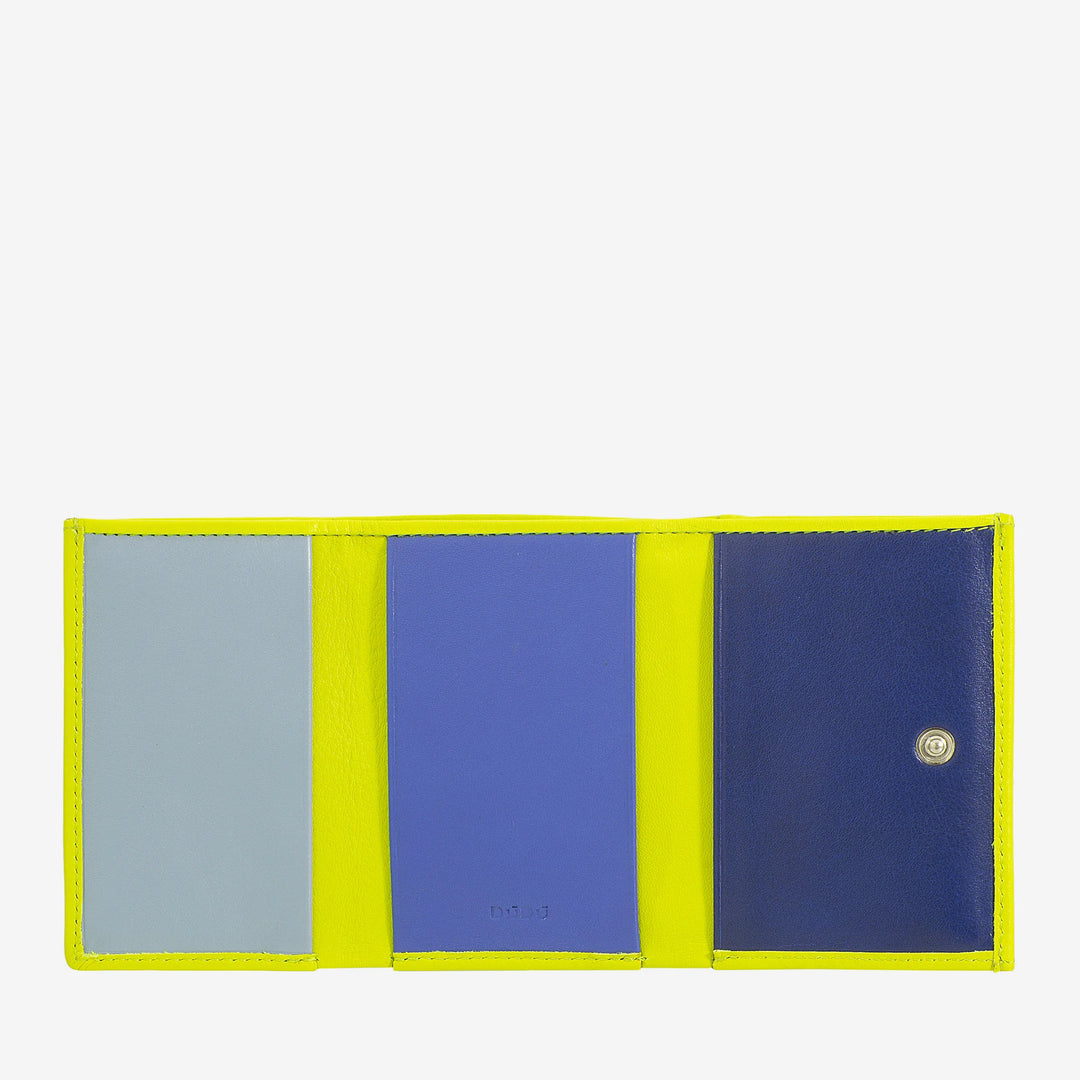 DUDU Petit Portefeuille pour Homme en Cuir, Portefeuilles pour Femme, Design Compact avec Porte-Monnaie pour Billets et Cartes
