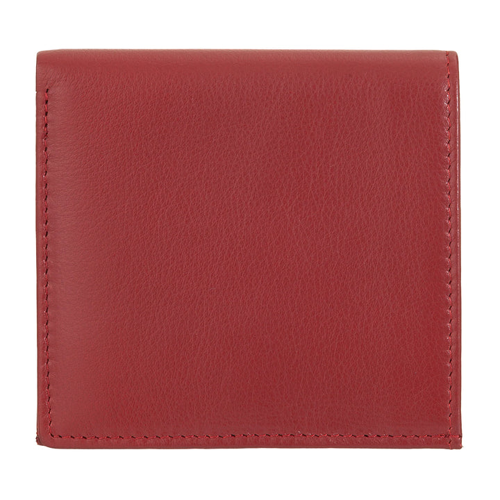 Cartera pequeña para hombre Nuvola Pelle de piel de napa con monedero y tarjetero