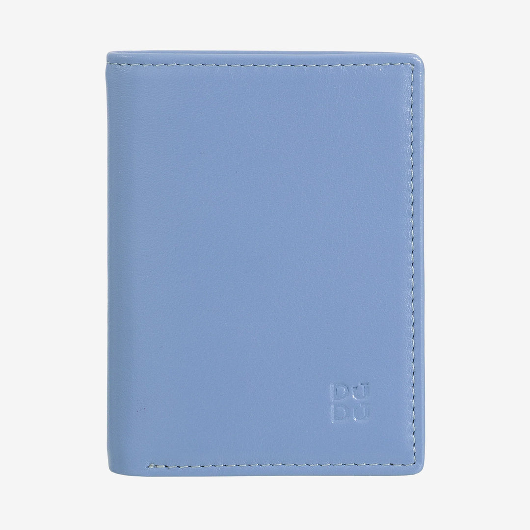DUDU Portefeuille en cuir pour homme, portefeuille fin pour homme avec porte-carte de crédit, porte-billets, petit et compact, avec protection RFID