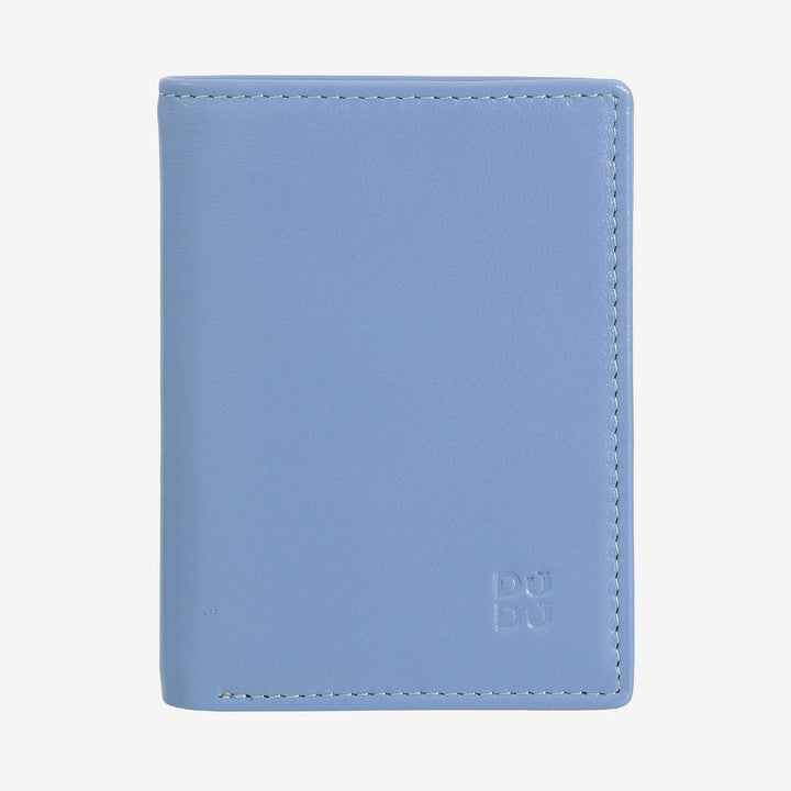 DUDU Portefeuille en cuir pour homme, portefeuille fin pour homme avec porte-carte de crédit, porte-billets, petit et compact, avec protection RFID