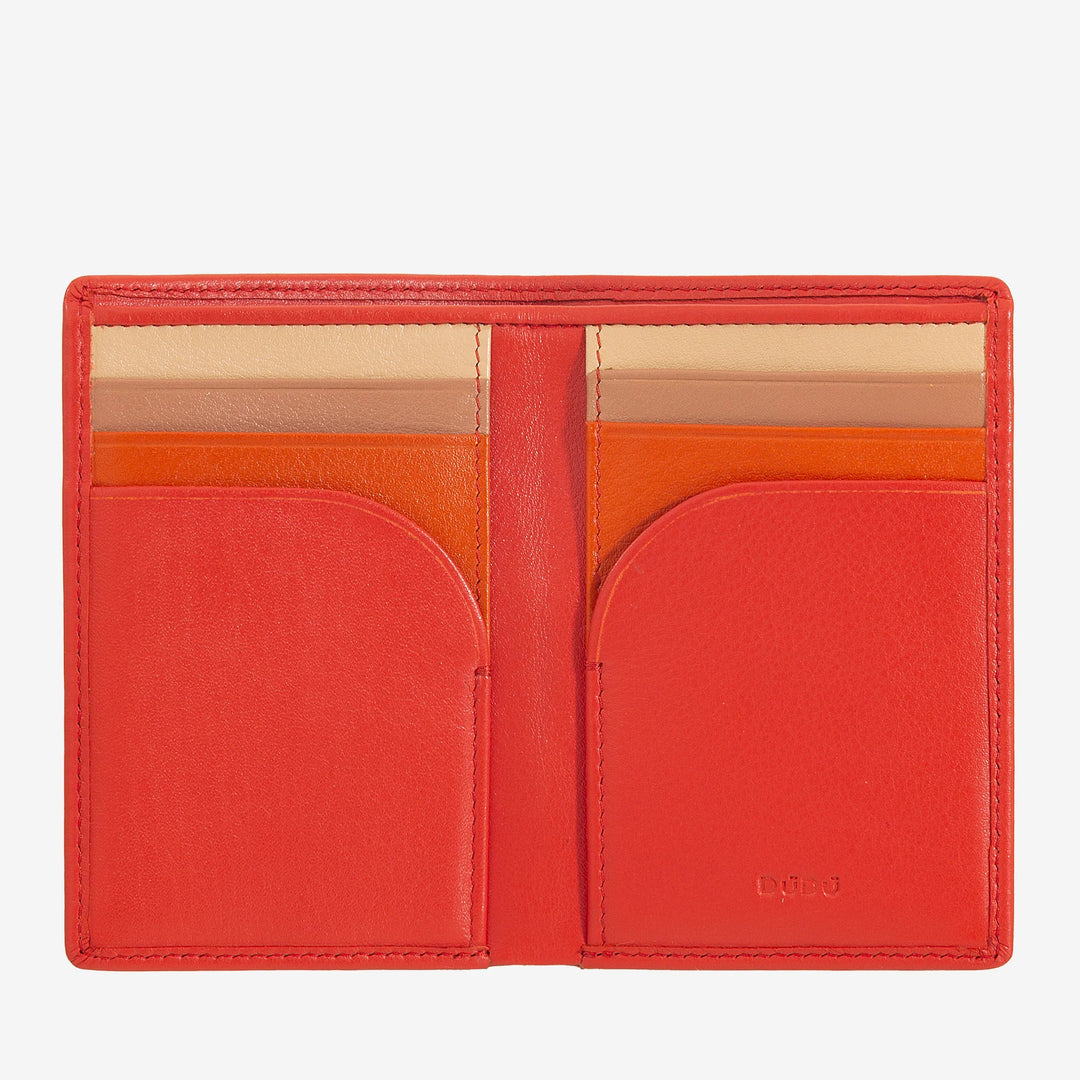 DUDU Petit Portefeuille en Cuir pour Homme, Portefeuille Compact et Mince pour Homme avec Porte-Carte de crédit, Porte-Billets d&