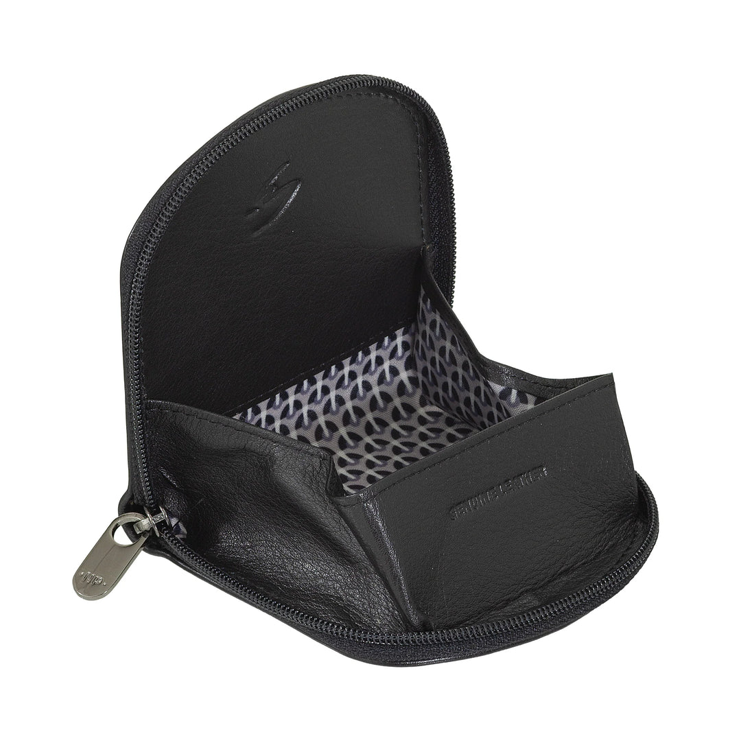 Nuvola Pelle Pozzetto Nappa Leather Coin Purse - Coin Purse with Round Zip Zip