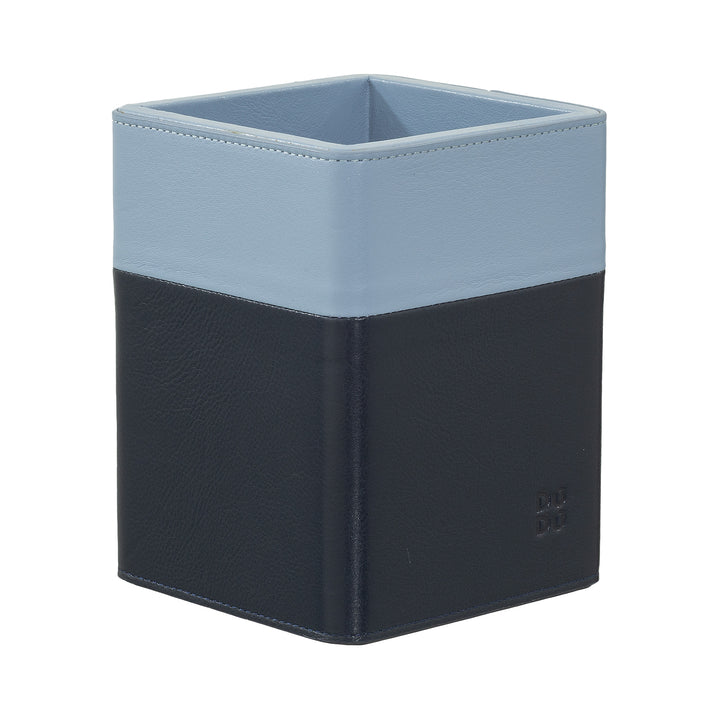 DUDU Designer Leather Desk Pen Holder, Pen Holder for Office Table, Colorful Pencil Holder