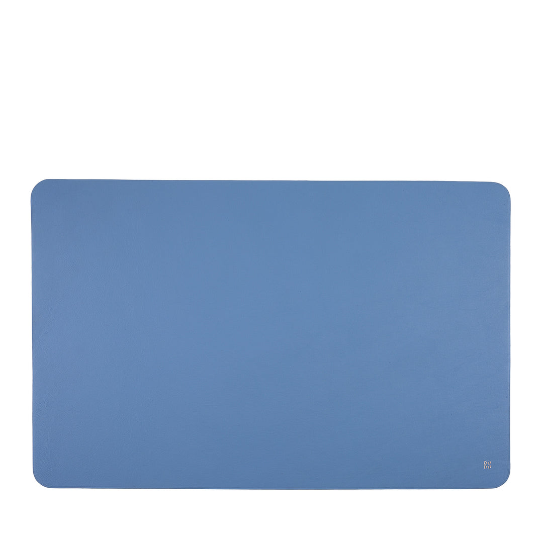 DUDU Protector de Escritorio de Oficina en Piel Bicolor CM 61x40, Enrollable por los Dobles, Suave Antideslizante Sin Costuras