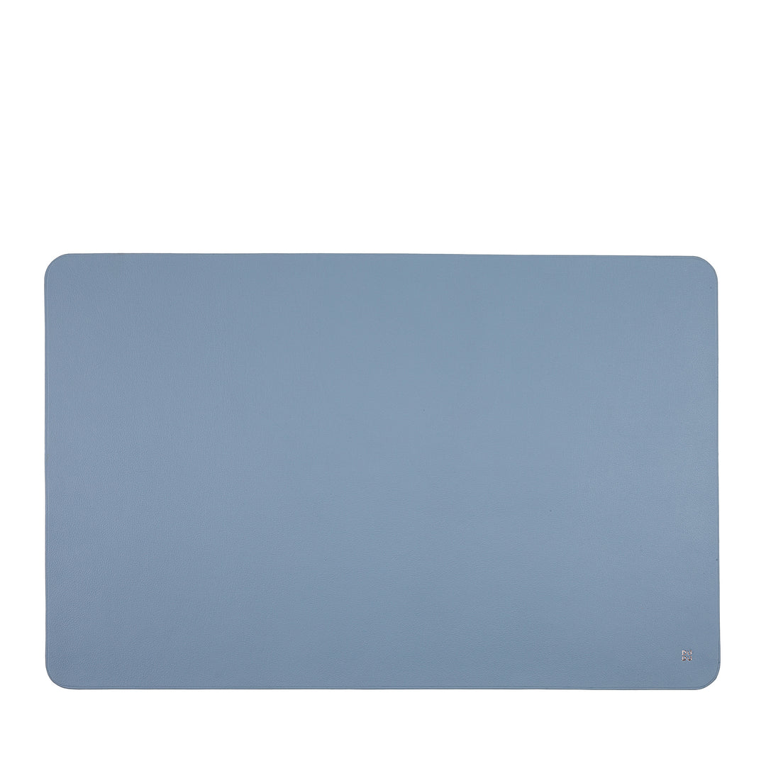 DUDU Office Desk Pad in Two-Tone Leather CM 61x40, Double-Side Rollable, Soft Non-Slip Without Seams