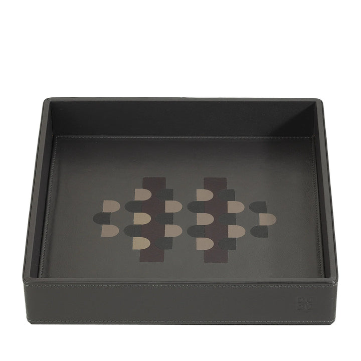 DUDU Entryway Designer Colored Leather Pocket Tray with Gift Box