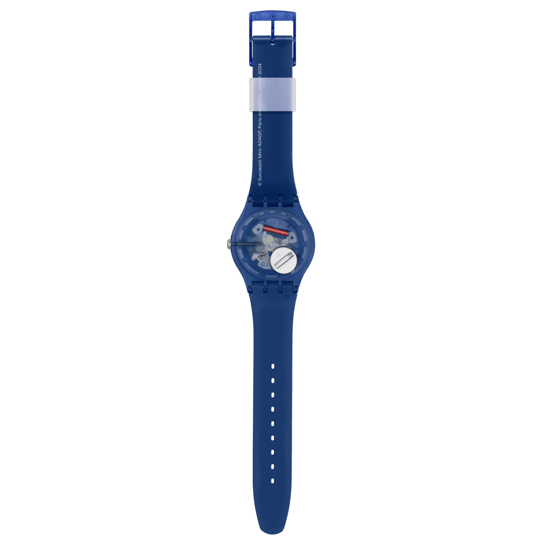 Swatch orologio MIRO'S WOMEN & BIRD IN THE MOONLIGHT Special Edition TATE GALLERY Originals New Gent 41mm SO29Z136 - Capodagli 1937