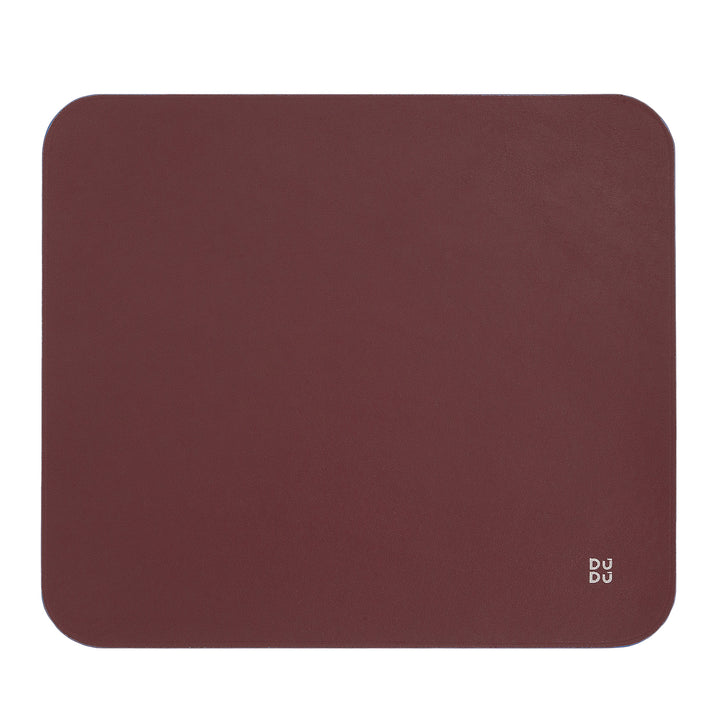 DUDU Tapis de Souris en Cuir Souple, Fin, Design, 25x22 cm, antidérapant, Tapis de Souris de Bureau, coloré
