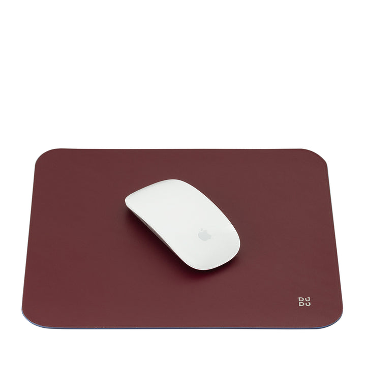 DUDU Tapis de Souris en Cuir Souple, Fin, Design, 25x22 cm, antidérapant, Tapis de Souris de Bureau, coloré